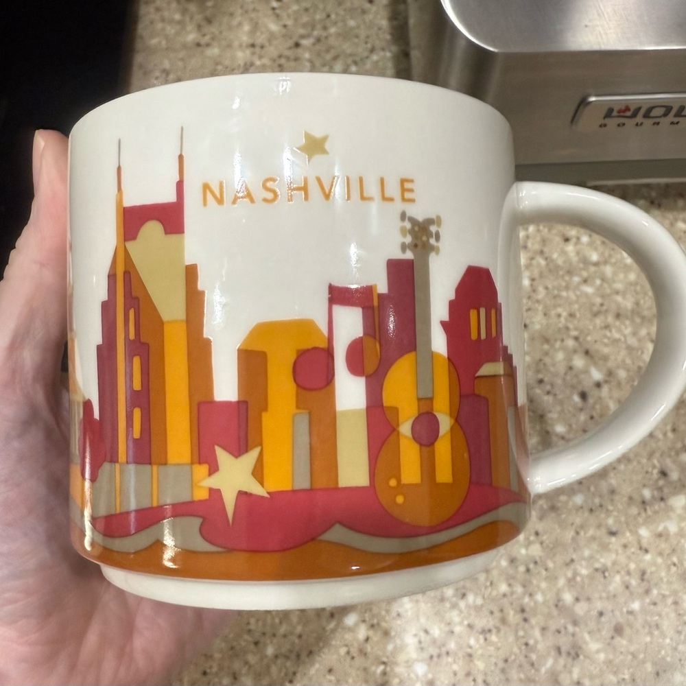 Starbucks Nashville Coffee Mug Cup You Are Here Collection 2012